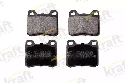 6011000 KRAFT AUTOMOTIVE Комплект тормозных колодок, дисковый тормоз