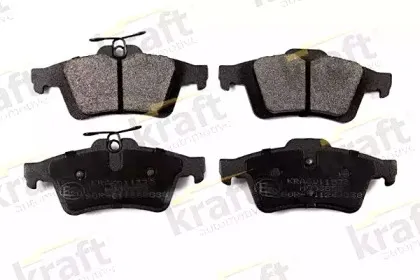 6011532 KRAFT AUTOMOTIVE Комплект тормозных колодок, дисковый тормоз