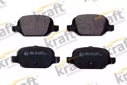 6011551 KRAFT AUTOMOTIVE Комплект тормозных колодок, дисковый тормоз