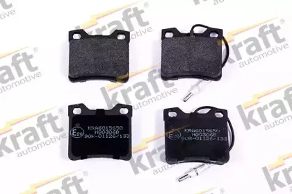 6015650 KRAFT AUTOMOTIVE Комплект тормозных колодок, дисковый тормоз