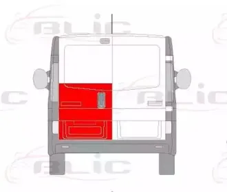 6016-00-6061153P BLIC Задняя дверь