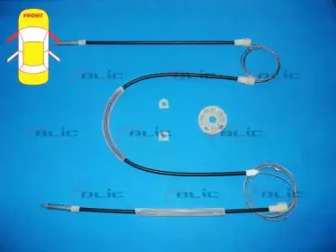 6205-05-010812P BLIC Ремкомплект, подъемный механизм стекла