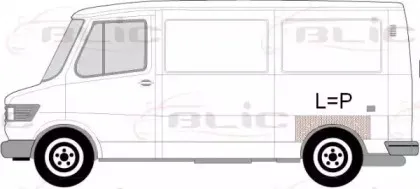 6504-03-3545560P BLIC Колесная ниша