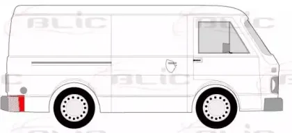 6504-03-9560702P BLIC Задняя стенка