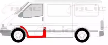 6505-06-2515053P BLIC Накладка порога