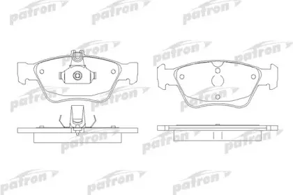 PBP1049 PATRON Комплект тормозных колодок, дисковый тормоз