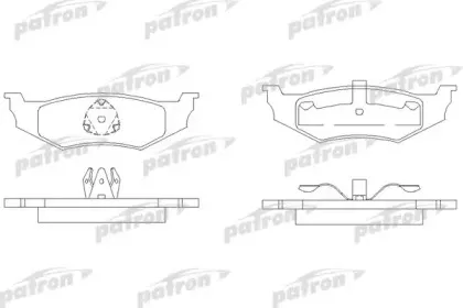 PBP1099 PATRON Комплект тормозных колодок, дисковый тормоз