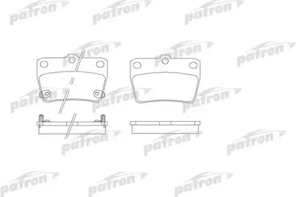 PBP1531 PATRON Комплект тормозных колодок, дисковый тормоз