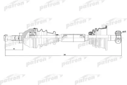 PDS0048 PATRON Приводной вал