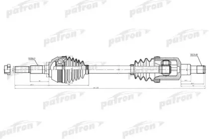 PDS1506 PATRON Приводной вал