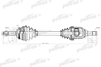 PDS6235 PATRON Приводной вал