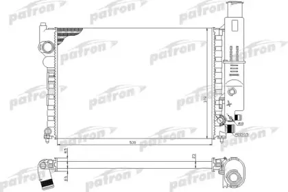 PRS3030 PATRON Радиатор, охлаждение двигателя