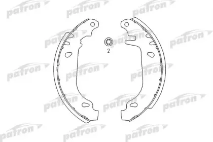 PSP243 PATRON Комплект тормозных колодок