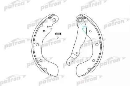 PSP335 PATRON Комплект тормозных колодок