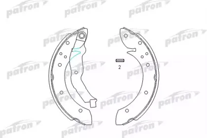 PSP529 PATRON Комплект тормозных колодок