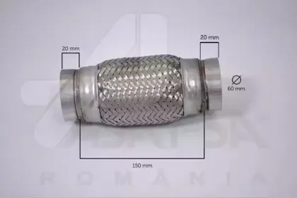 60104 ASAM Гофрированная труба, выхлопная система