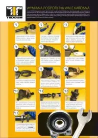 00551218 TEDGUM Подвеска, карданный вал