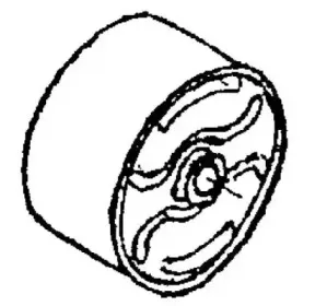 00651904 TEDGUM Подвеска, двигатель