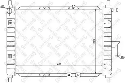 10-25330-SX STELLOX Радиатор, охлаждение двигателя