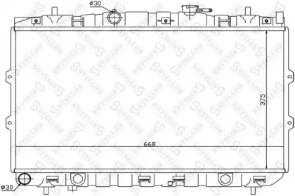 10-25467-SX STELLOX Радиатор, охлаждение двигателя