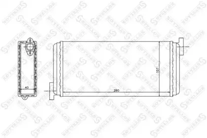 10-35049-SX STELLOX Теплообменник, отопление салона