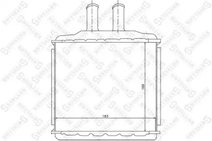 10-35105-SX STELLOX Теплообменник, отопление салона