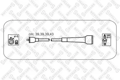 10-38401-SX STELLOX Комплект проводов зажигания