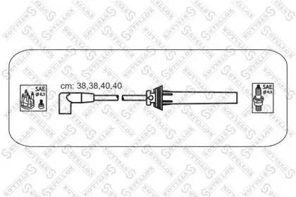 10-38520-SX STELLOX Комплект проводов зажигания