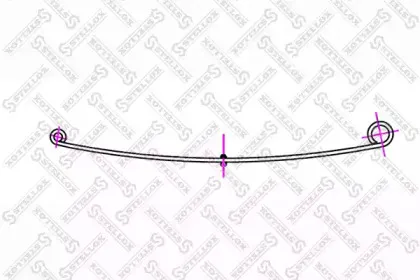12-00002-SX STELLOX Многолистовая рессора