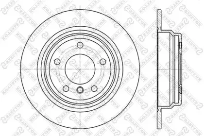 6020-1537-SX STELLOX Тормозной диск