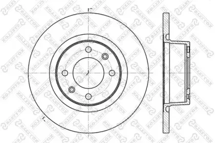 6020-1930-SX STELLOX Тормозной диск