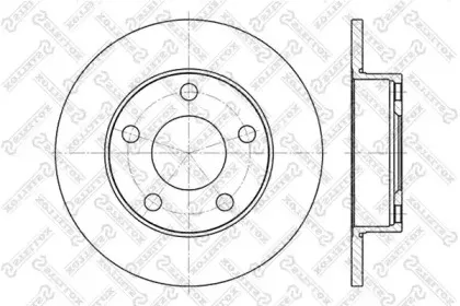 6020-4747-SX STELLOX Тормозной диск