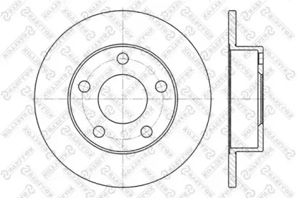 6020-4763-SX STELLOX Тормозной диск