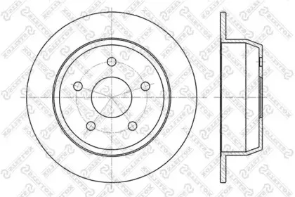6020-9304-SX STELLOX Тормозной диск