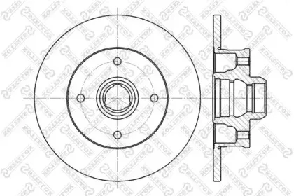 6020-9935-SX STELLOX Тормозной диск