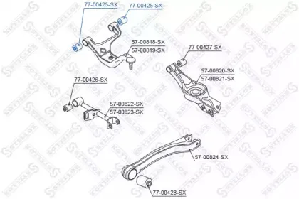 7700425SX STELLOX Подвеска, рычаг независимой подвески колеса