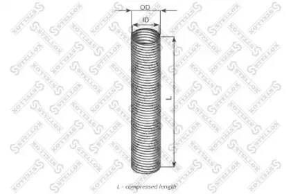 82-01636-SX STELLOX Гофрированная труба, выхлопная система