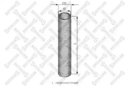 82-01645-SX STELLOX Гофрированная труба, выхлопная система