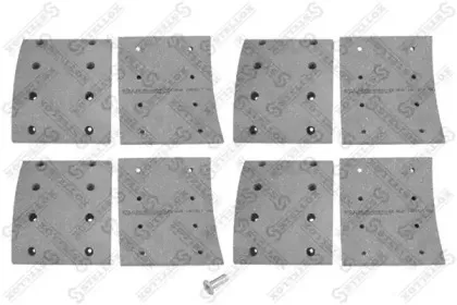 8500941SX STELLOX Комплект тормозных башмаков, барабанные тормоза
