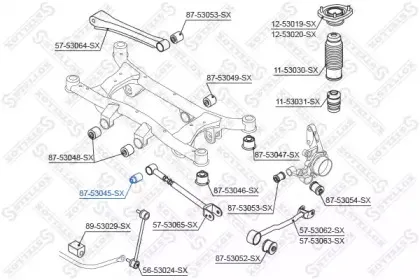 8753045SX STELLOX Подвеска, рычаг независимой подвески колеса
