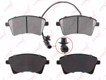 BD-6320 LYNXauto Комплект тормозных колодок, дисковый тормоз