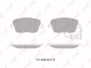 BD-8041 LYNXauto Комплект тормозных колодок, дисковый тормоз