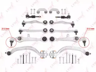 C5018LRK LYNXauto Ремкомплект, поперечный рычаг подвески