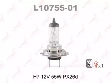 L10755-01 LYNXauto Лампа накаливания, фара дальнего света