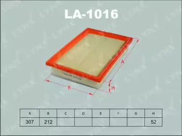 LA-1016 LYNXauto Воздушный фильтр