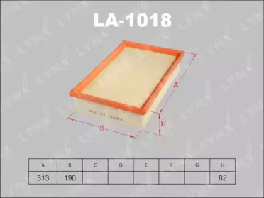 LA-1018 LYNXauto Воздушный фильтр