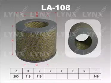 LA-108 LYNXauto Воздушный фильтр