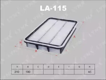 LA-115 LYNXauto Воздушный фильтр