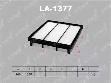LA-1377 LYNXauto Воздушный фильтр