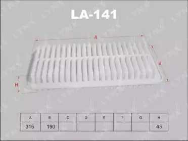 LA-141 LYNXauto Воздушный фильтр
